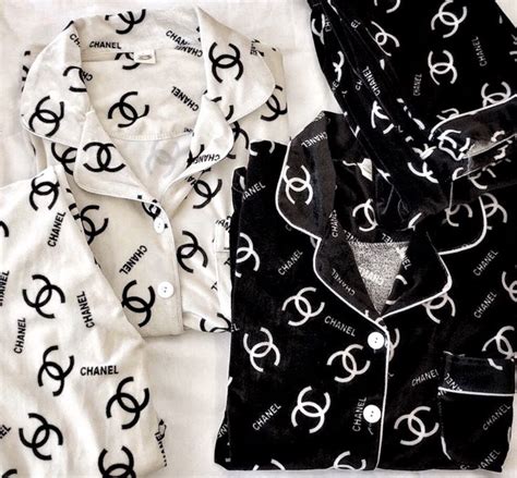 chanel nightwear|Chanel pajamas for women.